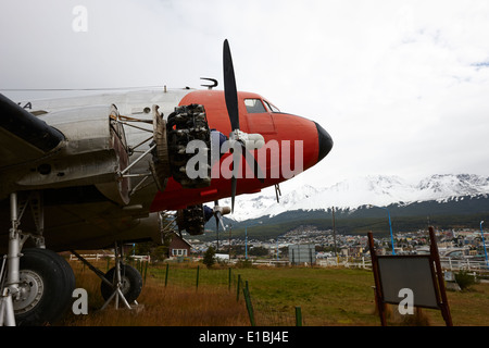 Marina argentina dc-3 Cabo de Hornos Ushuaia Argentina Foto Stock