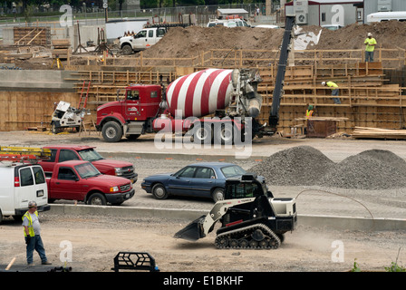 Strong Memorial Medical Center sito in costruzione, Rochester NY USA. Foto Stock