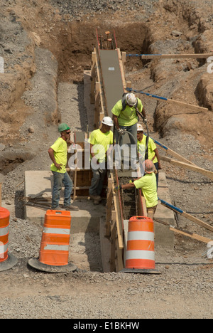 Strong Memorial Medical Center sito in costruzione, Rochester NY USA. Foto Stock