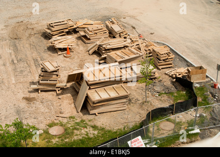 Strong Memorial Medical Center sito in costruzione, Rochester NY USA. Foto Stock