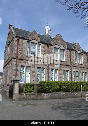 Esterno del Museo di stornoway isola di Lewis in Scozia maggio 2014 Foto Stock