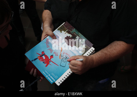 Matt Groening, durante il Festival del film di animazione, 'Festival du Film d'animazione', Annecy, Haute-Savoie, Rhone-Alpes, Francia. Foto Stock