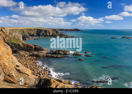 Renny Slip Martins Haven Nr Marloes Pembrokeshire Foto Stock