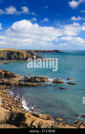 Renny Slip Martins Haven Nr Marloes Pembrokeshire Wales Foto Stock