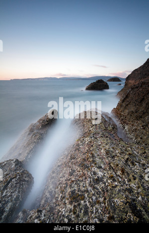 Immagine presa in costa della Galizia, regione nel nort-ovest della Spagna Foto Stock