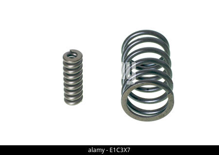 Molle colorate su sfondo bianco Foto Stock