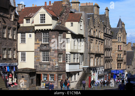 Regno Unito, Scozia, Edimburgo, la casa di John Knox, Royal Mile, Foto Stock
