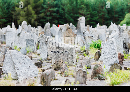 L'Europa, Polonia, Treblinka sterminio camp, il Memoriale della Seconda Guerra Mondiale sito Foto Stock