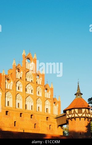 L'Europa, la Polonia, la Pomerania, medievale castello di Malbork, Marienburg fortezza di Maria, sito Unesco Foto Stock