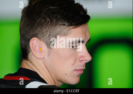 Il Mugello, Italia, 30 maggio, 2014. Scott Redding(Go&Fun HondaGresini) durante le prove libere al GP DI ITALIA Credito: Gaetano Piazzolla/Alamy Live News Foto Stock