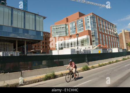 Strong Memorial Hospital costruzione Rochester NY Foto Stock