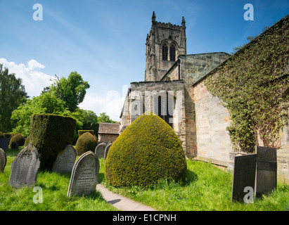 San Bartolomeo la Chiesa a: Elvaston Castle nel Derbyshire, England Regno Unito Foto Stock