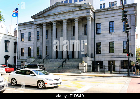 Il Customs House nel centro di Savannah in Georgia Foto Stock