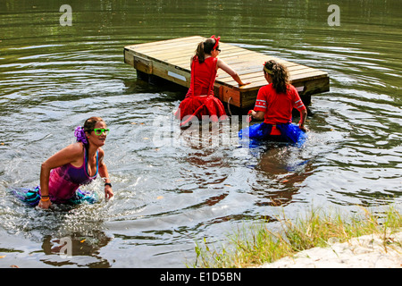 Gli empi Tu-Tu ostacolo evento Foto Stock