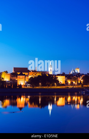 Europa, Polonia, Gdansk e Pomerania, Torun, Unesco Città Vecchia medievale, fiume Vistola Foto Stock