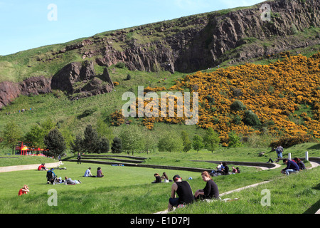 Regno Unito, Scozia, Edimburgo, Holyrood Park, Foto Stock