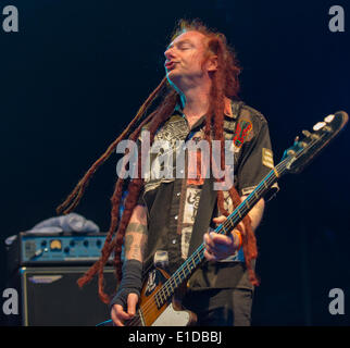 Wychwood Festival, Cheltenham, Regno Unito. 31 Maggio, 2014. Il Levellers al decimo Festival Wychwood Cheltenham Regno Unito. Credito: charlie bryan/Alamy Live News Foto Stock