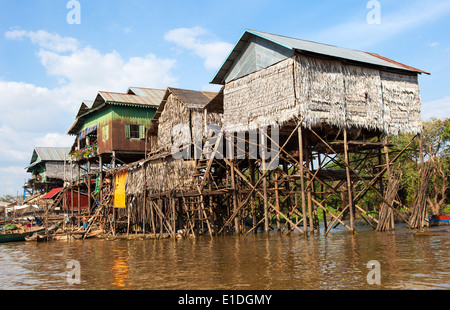 Kampong Phulk villaggio galleggiante, Siem Reap, Cambogia Foto Stock