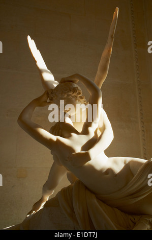 Francia, Parigi (75), museo del Louvre, di Amore e Psiche di Antonio Canova Foto Stock