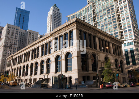 Una vista del Chicago Cultural Center di Chicago, Illinois Foto Stock