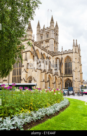 Abbazia di Bath. Bagno, Somerset, Inghilterra Foto Stock
