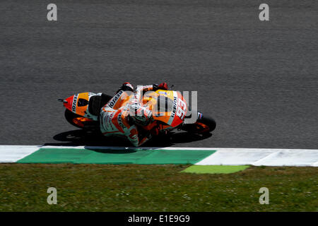 Mugello, Italia. Dal 01 Giugno, 2014. Marc Marquez (Repsol Honda Team) durante la gara della MotoGP di credito Italia: Gaetano Piazzolla/Alamy Live News Foto Stock