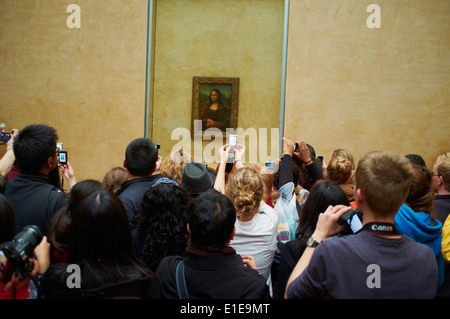Francia, Parigi, Museo del Louvre, la Joconde di Leonardo da Vinci Foto Stock