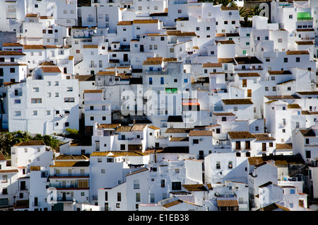 Casares è una città e municipalità in Spagna, che si trova nella provincia di Malaga, nella comunità autonoma di Andalusia Foto Stock