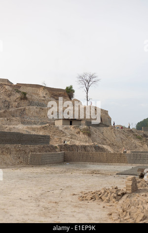 Fabbrica di mattoni, Godawari, Kathmandu, Nepal Foto Stock