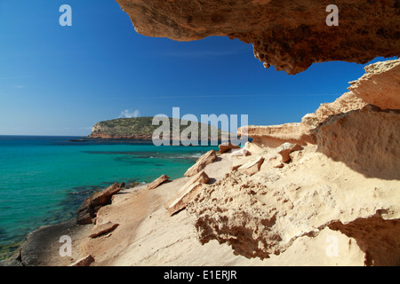 Vista generale della Spiaggia Cala Conta Foto Stock