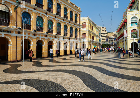 Cina, Macao, Largo de Senado Foto Stock