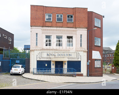 Ex Royal Doulton factory shop a Burslem, Stoke-on-Trent Regno Unito Foto Stock