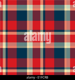 In Tartan pattern seamless sfondo Foto Stock