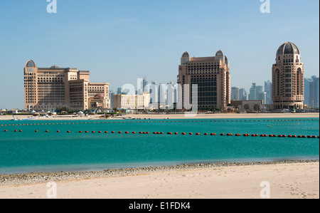 Belle spiagge a Doha, in Qatar. Foto Stock