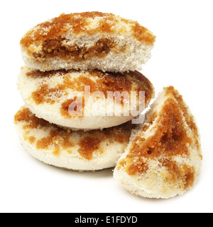 Bengalese Pitha Bhapa o cotti al vapore torta di riso Foto Stock