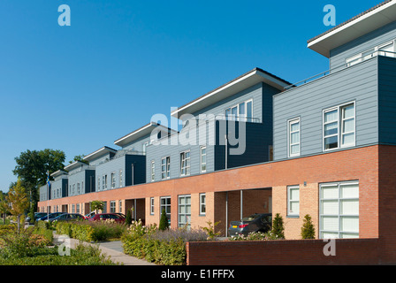 Di recente costruzione moderna case unifamiliari in Oldenzaal, Paesi Bassi Foto Stock