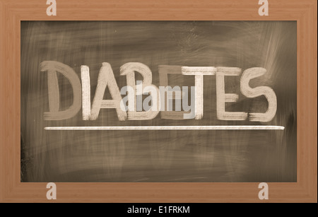 Concetto di diabete Foto Stock