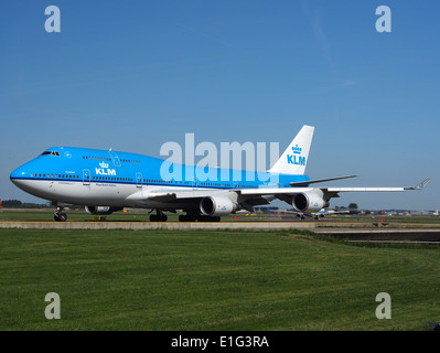 PH-BFG KLM Royal Dutch Airlines Boeing 747-406 All'aeroporto di Schiphol (AMS - EHAM), Paesi Bassi, 16 maggio2014, PIC-4 Foto Stock