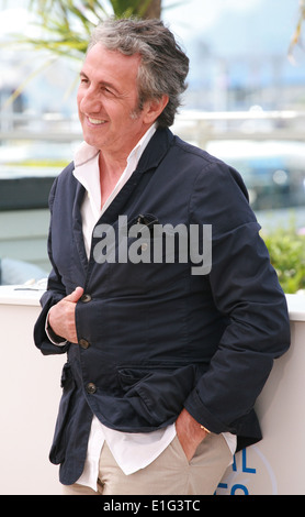 Attore Richard Anconina presso la foto chiamata per la fotocamera d'Or giuria al 67th Cannes Film Festival, Sabato 17 Maggio 2014 Foto Stock