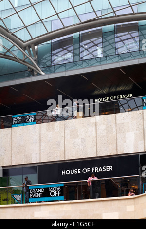 House of Fraser store nel centro commerciale Cabot Circus a Bristol nel maggio Foto Stock