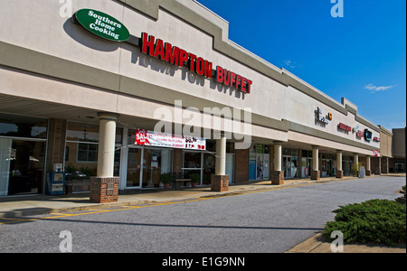 Hampton Village Center in Taylors, Carolina del Sud Foto Stock