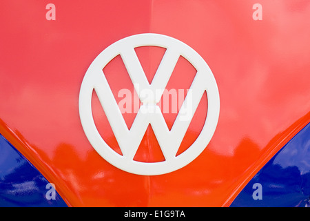 VW Volkswagen camper, abstract Foto Stock