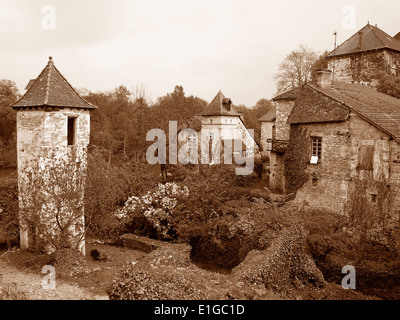 Carennac,più bei villaggi della Francia Foto Stock