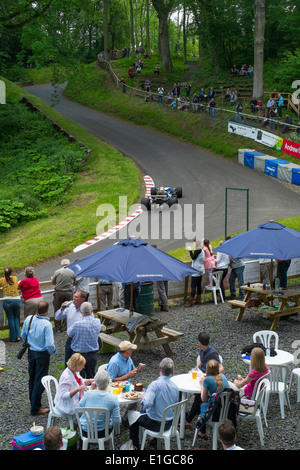 Racing car concorrenti a Walsh Shelsey hill climb Worcestershire Inghilterra REGNO UNITO Foto Stock