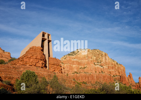 La Cappella di Santa Croce, a Sedona, in Arizona, Stati Uniti d'America. Foto Stock