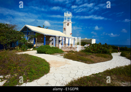 Messico, Quintana Roo stato, riviera maya, Isla Mujeres Island, South Point, ristorante Foto Stock