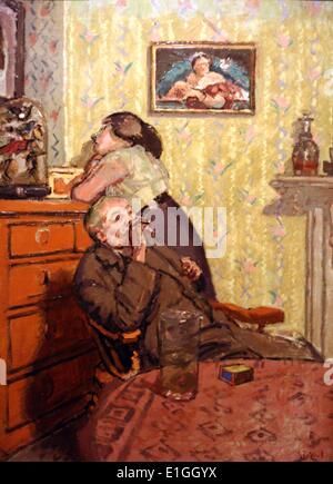 Ennui da Walter Richard Sickert (1860-1942), olio su tela. Foto Stock