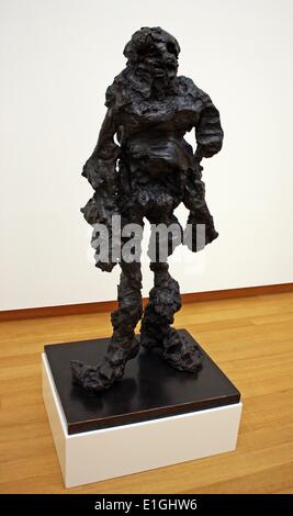 Statua in bronzo patinato da Willem de Kooning chiamato Clamdigger datato 1972-81 Foto Stock