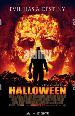 Halloween è un americano 1978 film horror interpretato da Donald Pleasance, Jamie Lee Curtis Tony Moran e Nancy Keyes. Foto Stock