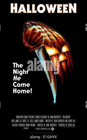 Halloween La notte è venuto a casa un 1978 indipendente americano slasher film horror Foto Stock